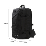 35lt MILITARY BACKPACK ΜΑΥΡΟ ARMY RACE
