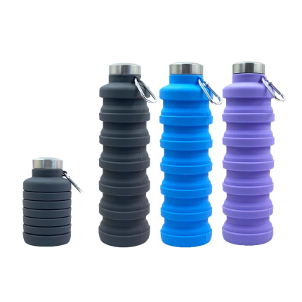 CAMPCOOL ΜΠΟΥΚΑΛΙ ΣΙΛΙΚΟΝΗΣ 700ml ΠΤΥΣΣΟΜΕΝΟ ΜΕ ΚΛΕΙΣΤΡΟ-ΔΙΑΦΟΡΑ ΧΡΩΜΑΤΑ