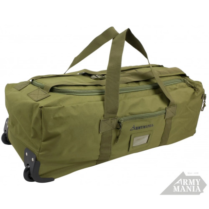 Τσάντα Ταξιδιού Τρόλλεϋ 100L Λαδί Armymania