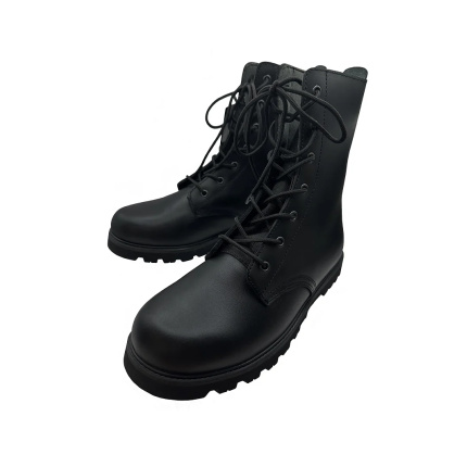 Army Leather Boots DEFENCE