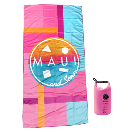Maui & Sons Original Surf Πετσέτα Σώματος Microfiber Πολύχρωμο 180x90εκ. 4953