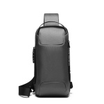 Bange® Τσαντάκι ώμου χιαστί 6LT 22085 Γκρί - Image 4