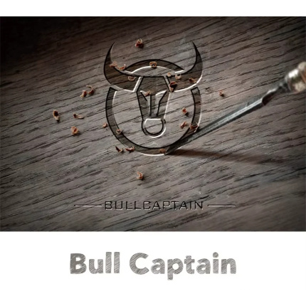 Bull Captain® Δερμάτινο πορτοφόλι Καρτοθήκη KB00 Μαύρο