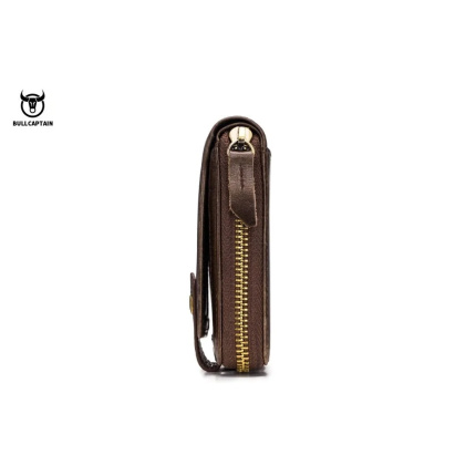 Bull Captain® Δερμάτινο πορτοφόλι QB-231 Καφέ
