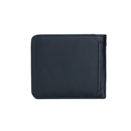 Bull Captain® Δερμάτινο πορτοφόλι QB-031 H Μαύρο