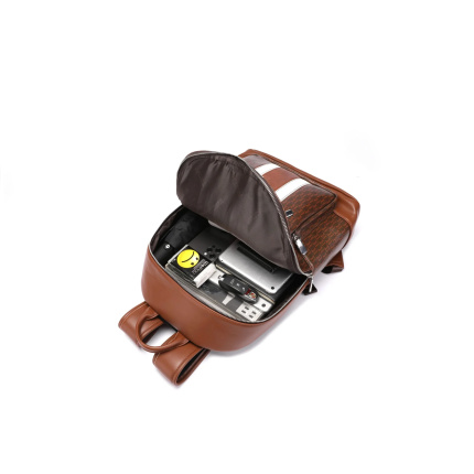 Bull Captain® Σακίδιο πλάτης 21LT SJB0301 Καφέ Ριγέ